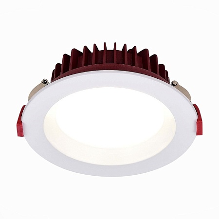 Св-к встр. Белый LED 1*24W 4000K 1 920Lm Ra80 100° IP44 D165xH54 100-240VV ST752.548.24 - фото