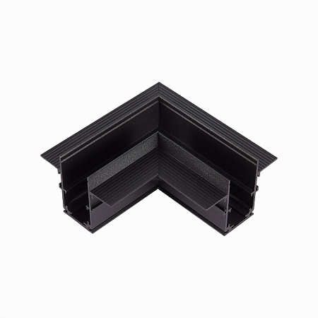 Угол-соединитель для встраиваемого магнитного шинопровода под ГКЛ 12мм ST-Luce Черный ST007.429.12 - фото