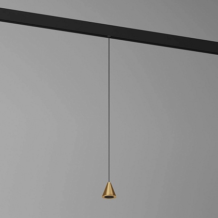Трековый светильник 5W 4200K Event латунь Slim Magnetic 85039/01 - фото