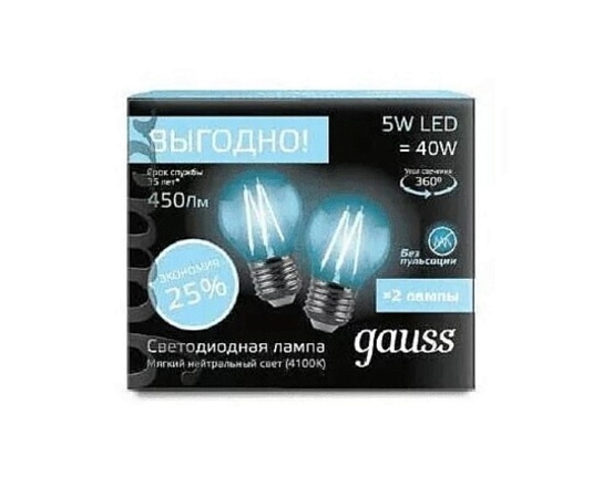 Светодиодная лампа GAUSS 105802205P_GAUSS - фото