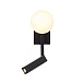 Светильник настенный ST-Luce Черный/Белый LED 2*1+4W 3200K SL1581.401.02 - фото