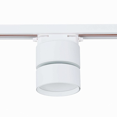 Св-к трек. Белый LED 1*9W 3000K 720Lm Ra>90 120° IP20 D85xH122 170-240VV ST651.536.09 - фото