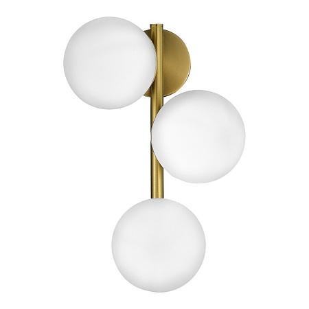 Светильник настенный Золотистый/Белый E27 3*60W SLE1191-201-03 - фото