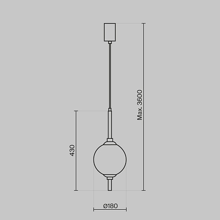 Подвесной светильник Maytoni Z020PL-L6B3K - фото