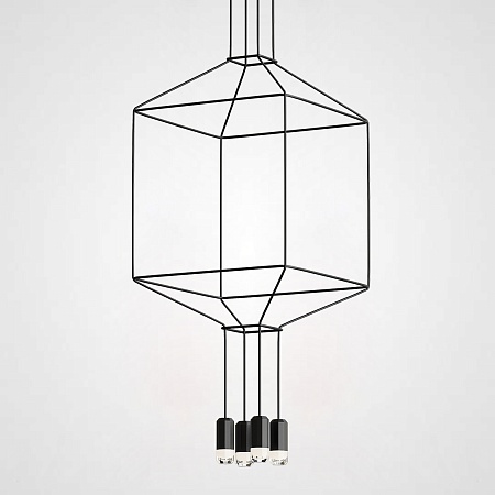 Подвесной Светильник Via Wireflow Polyhedral 0311 Pendan Light Imperiumloft 84527-22 - фото