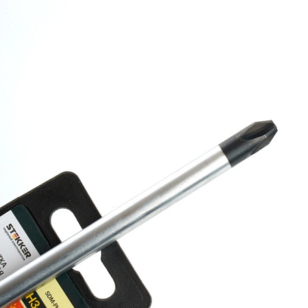 Отвертка крестовая STEKKER Ph 3 х 150 мм, Cr-V, SDM-PH3-150 - фото