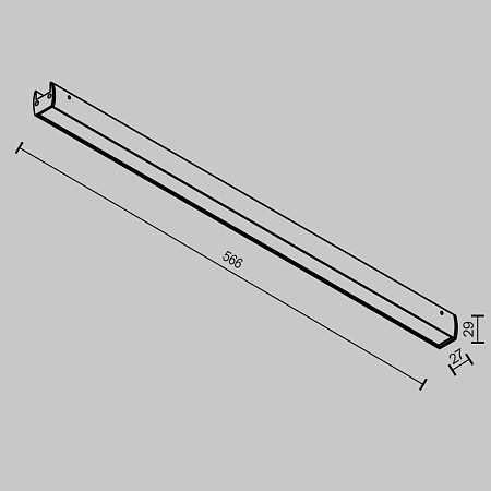 Трековый светильник Technical TR161-1-25W3K-B - фото