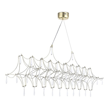 Светильник подвесной ST-Luce Золотистый/Прозрачный LED 1*23W 4000K SL6603.203.23 - фото