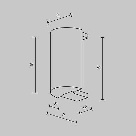 Комплектующие для трековой системы Technical TRA154EC-PT - фото