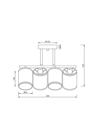 Люстра Freya FR5136PL-04CH - фото