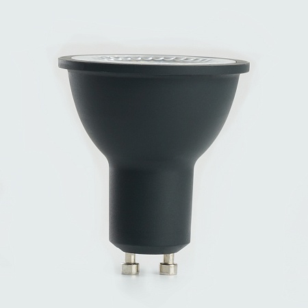 Лампа светодиодная Feron.PRO LB-1607 GU10 7W 175-265V 2700K в черном корпусе - фото
