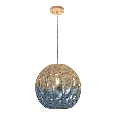 Светильник подвесной ST-Luce Древесный/Бежевый,Синий E27 1*40W SL1514.623.01 - фото