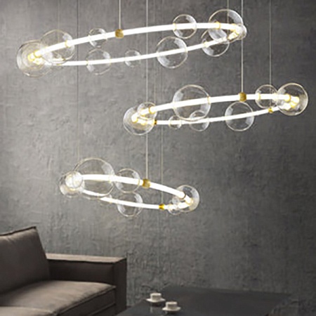 Подвесная Люстра Sessa Ring D73 Imperiumloft 195004-23 - фото