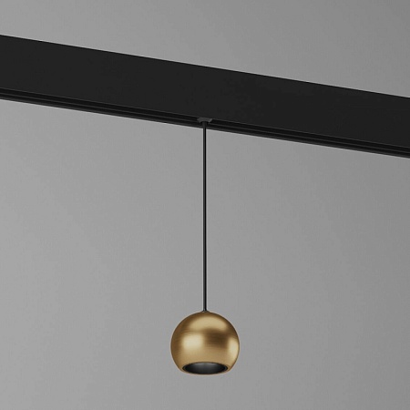 Трековый светильник 5W 4200K Event латунь Slim Magnetic 85040/01 - фото