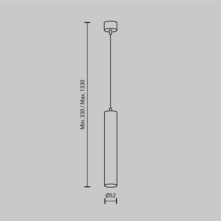 Подвесной светильник Technical FOCUS LED P072PL-L12B4K-1 - фото