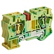 Центральная перемычка для ЗНИ самозажимных 2,5 мм² (JXB ST 2,5) 4PIN LD568-4-25 (DIY упак 20 шт),STEKKER - фото