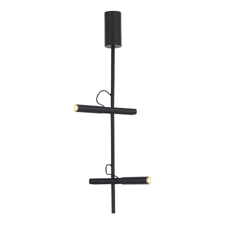 Светильник подвесной ST-Luce Черный/Черный, Золотистый LED 2*3W 3000K SL6210.403.02 - фото