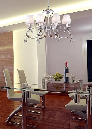 Подвесная люстра Arti Lampadari Imola E 1.1.8 S - фото