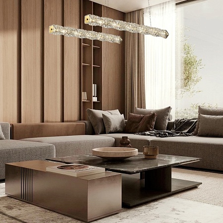 Светильник подвесной ST-Luce Золотистый/Прозрачный LED 1*30W SL6010.203.30 - фото