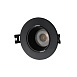 DK3061-BK Встраиваемый светильник, IP 20, 10 Вт, GU5.3, LED, черный/черный, пластик - фото