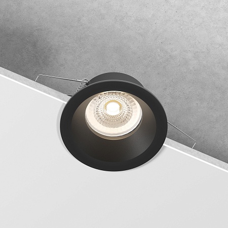 Светильник встраиваемый Andi GU10 черный IP44 25061/01 Elektrostandard - фото