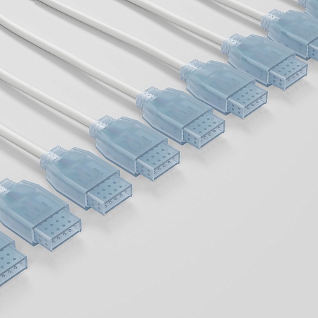 Коннектор односторонний гибкий для светодиодной ленты Premium мультибелая LS013 220V 2835 (10 шт.) PSL-09 Elektrostandard - фото