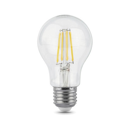 Светодиодная филаментная лампа Gauss A60 6W 600Lm 2700K E27 102802106 - фото