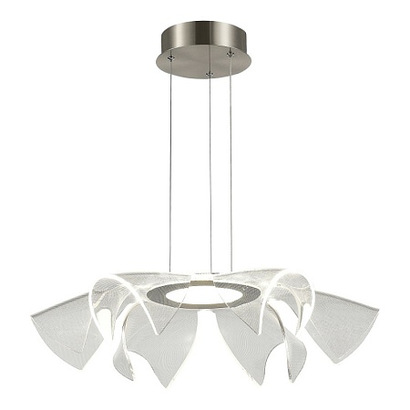Светильник подвесной ST-Luce Никель/Прозрачный LED 1*20W 4000K SL6235.103.20 - фото