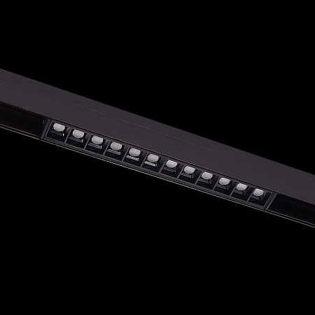 Магнитный трековый светильник Черный LED 1*12W 4000K 1 009Lm Ra>90 36° IP20 L222xW22xH4 ST361.446.12 - фото