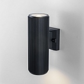 Уличный настенный светильник Strict IP54 1403 Techno черный Elektrostandard