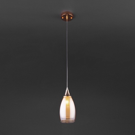 Подвесной акцентный светильник Eurosvet 50085/1 золото - фото