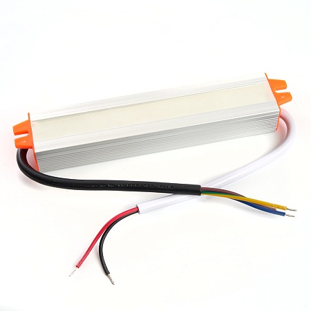 Трансформатор электронный для светодиодной ленты 40W 24V (драйвер), LB007 - фото