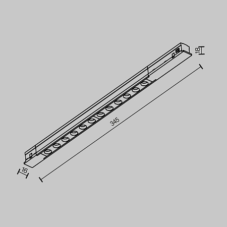 Трековый светильник Technical TR232-2-10W3K-B - фото