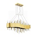 Люстра подвесная ST-Luce Матовое золото/Матовое золото,Прозрачный E14 8*40W SL1633.213.08 - фото