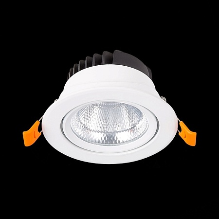 Св-к встр. Белый LED 1*10W 3000K 750Lm Ra80 36° IP20 D109xH65 220-240V ST211.538.10.36 - фото