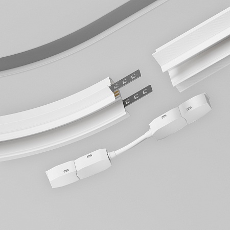 Коннектор питания шарнирный для магнитного шинопровода - фото