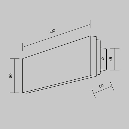 Настенный светильник (бра) Maytoni MOD461WL-L8GRK - фото