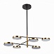 Светильник подвесной ST-Luce Черный/Латунь, Белый LED 6*7,5W 3000K SL1605.413.06 - фото