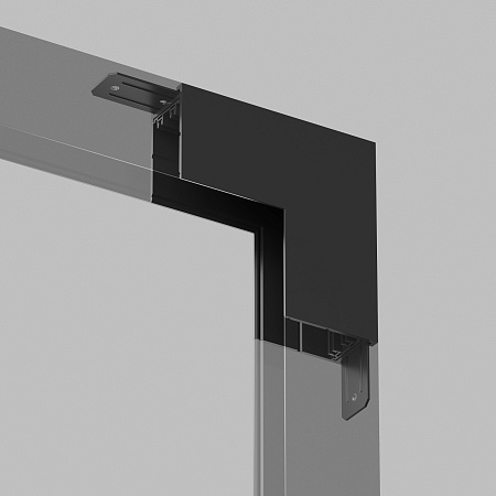 TR2108-BK Угол стена-потолок накладной SMART, черный - фото