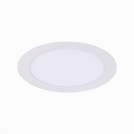 Св-к встр. Белый LED 1*12W 4000K 900Lm Ra80 110° IP20 D120xH30 220-240V ST210.548.12 - фото