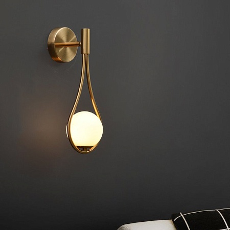 Настенное Бра Hoop Drop Wall Bronze Imperiumloft 140755-26 - фото