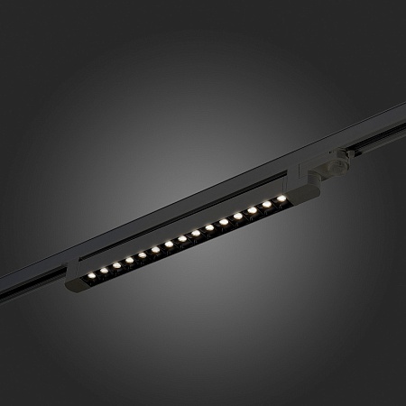 Св-к трек. Черный LED 1*15W 3000K 1 200Lm Ra>90 48° IP20 L535xW33xH73 165-265V ST662.436.15 - фото
