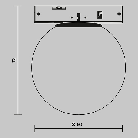 Трековый светильник Technical TR185-1-3W2.7K-B - фото