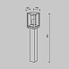 Ландшафтный светильник Outdoor Cell O452FL-01GF2 - фото