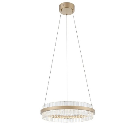 Светильник подвесной ST-Luce Золотистый/Золотистый, Прозрачный LED 1*34W 3000K SL383.203.01 - фото