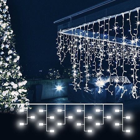 Гирлянда Eurosvet 200-001 белый - фото