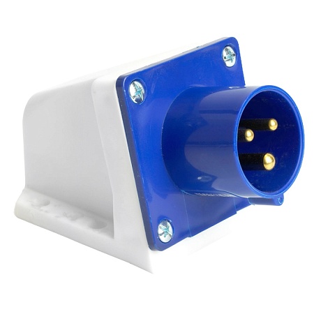 Вилка угловая ST-513 16А 220В 2P+PE IP44, PPG16-513-44, Stekker - фото