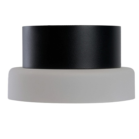 Светильник потолочный Feron HL460 Barrel OPAL 12W, 230V, GX53, черный - фото