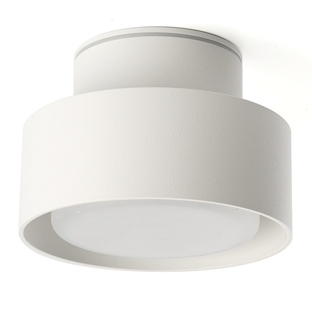 Светильник потолочный Feron HL367 Barrel AURA 12W, 230V, GX53, белый IP44 - фото