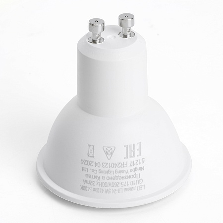 Лампа светодиодная Feron LB-24 MR16 GU10 5W 175-265V 6400K - фото